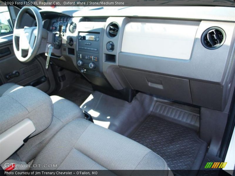 Oxford White / Stone/Medium Stone 2009 Ford F150 XL Regular Cab