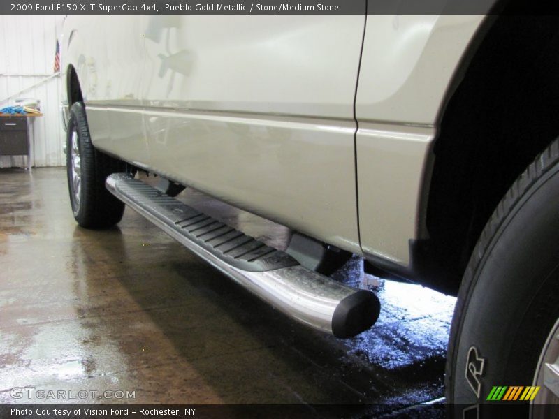 Pueblo Gold Metallic / Stone/Medium Stone 2009 Ford F150 XLT SuperCab 4x4