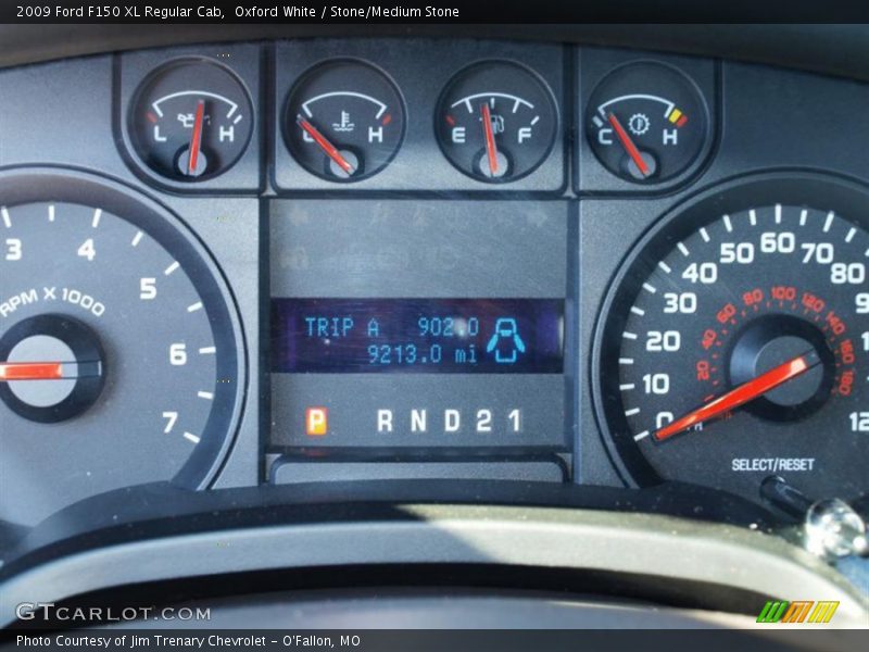 Oxford White / Stone/Medium Stone 2009 Ford F150 XL Regular Cab