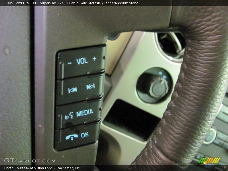 Pueblo Gold Metallic / Stone/Medium Stone 2009 Ford F150 XLT SuperCab 4x4