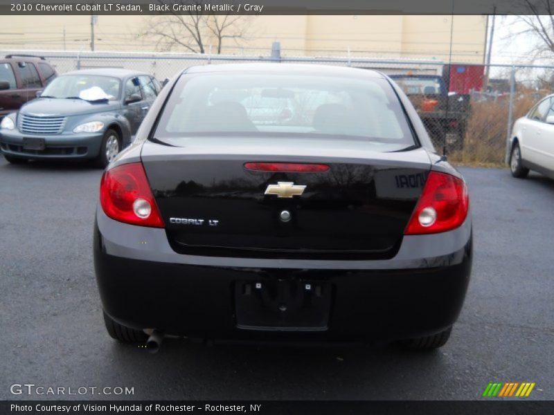 Black Granite Metallic / Gray 2010 Chevrolet Cobalt LT Sedan