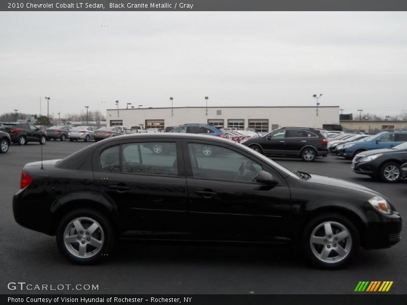 Black Granite Metallic / Gray 2010 Chevrolet Cobalt LT Sedan