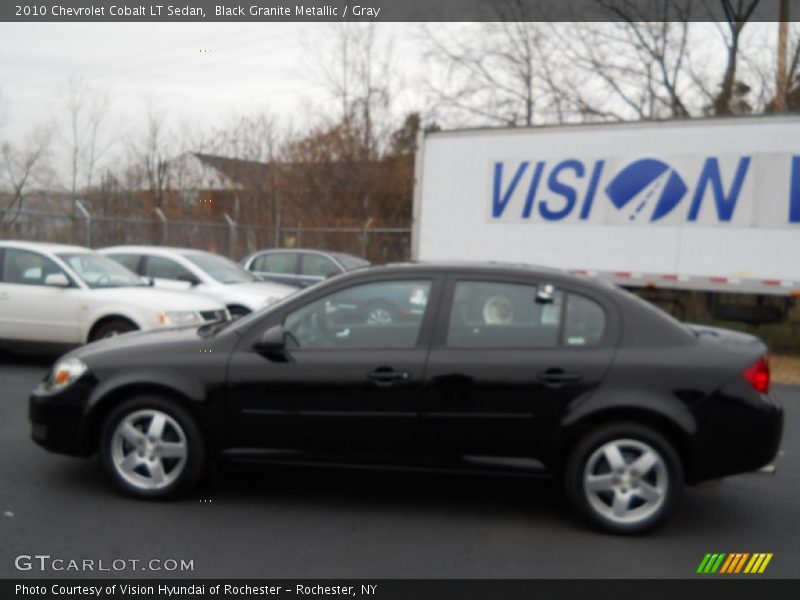 Black Granite Metallic / Gray 2010 Chevrolet Cobalt LT Sedan