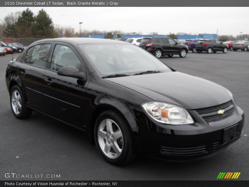 Black Granite Metallic / Gray 2010 Chevrolet Cobalt LT Sedan