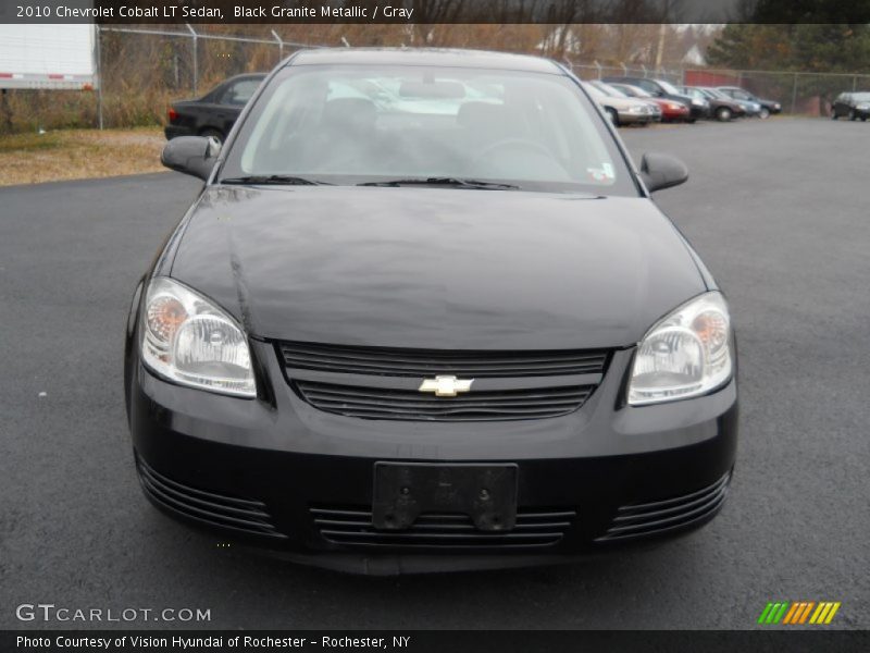 Black Granite Metallic / Gray 2010 Chevrolet Cobalt LT Sedan