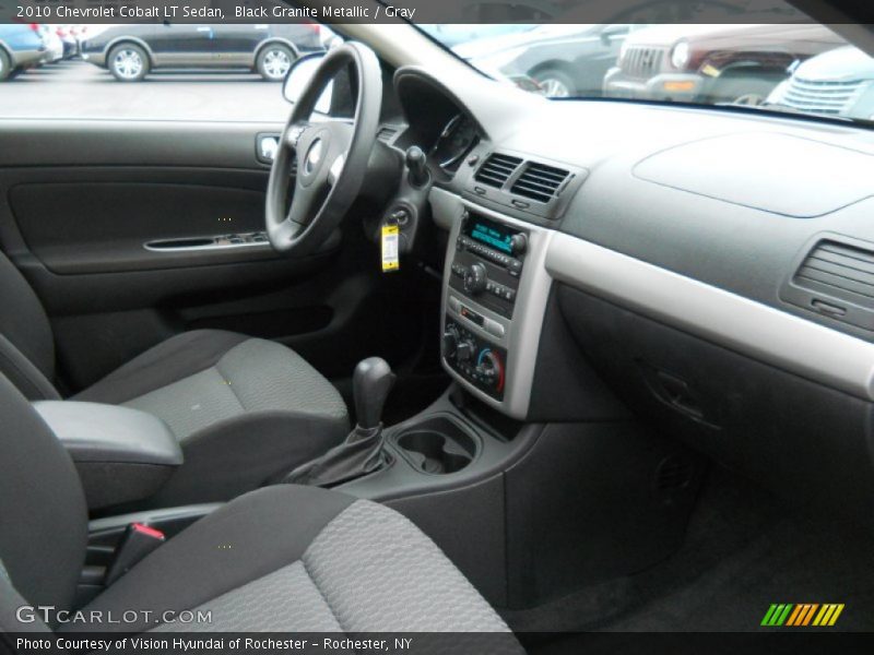 Black Granite Metallic / Gray 2010 Chevrolet Cobalt LT Sedan