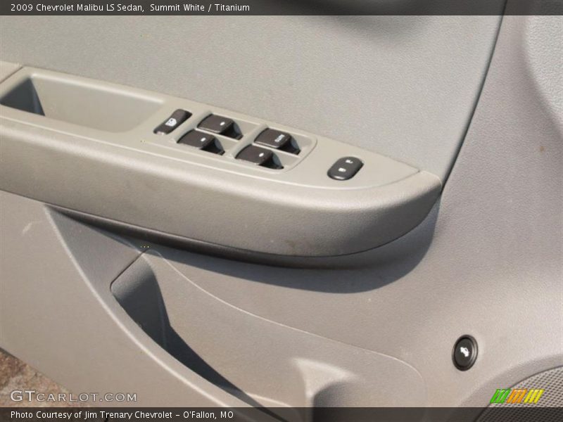 Summit White / Titanium 2009 Chevrolet Malibu LS Sedan