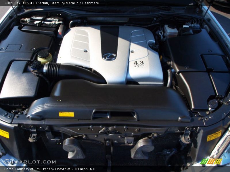 Mercury Metallic / Cashmere 2005 Lexus LS 430 Sedan