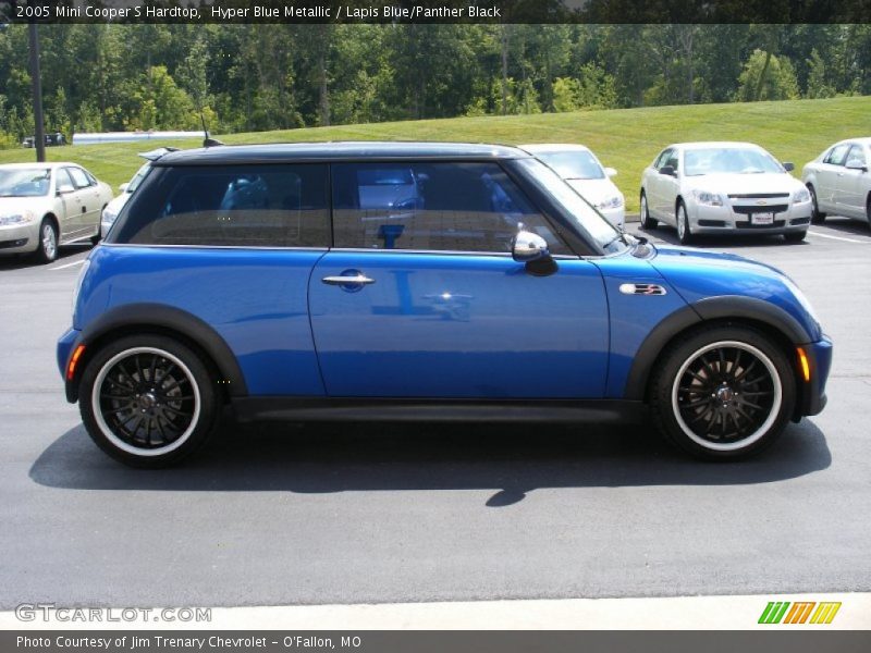 Hyper Blue Metallic / Lapis Blue/Panther Black 2005 Mini Cooper S Hardtop