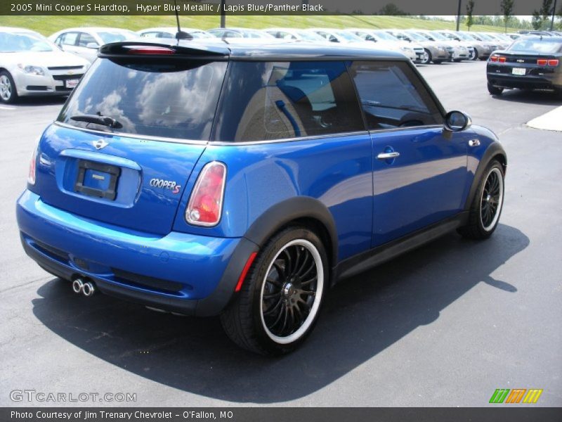 Hyper Blue Metallic / Lapis Blue/Panther Black 2005 Mini Cooper S Hardtop