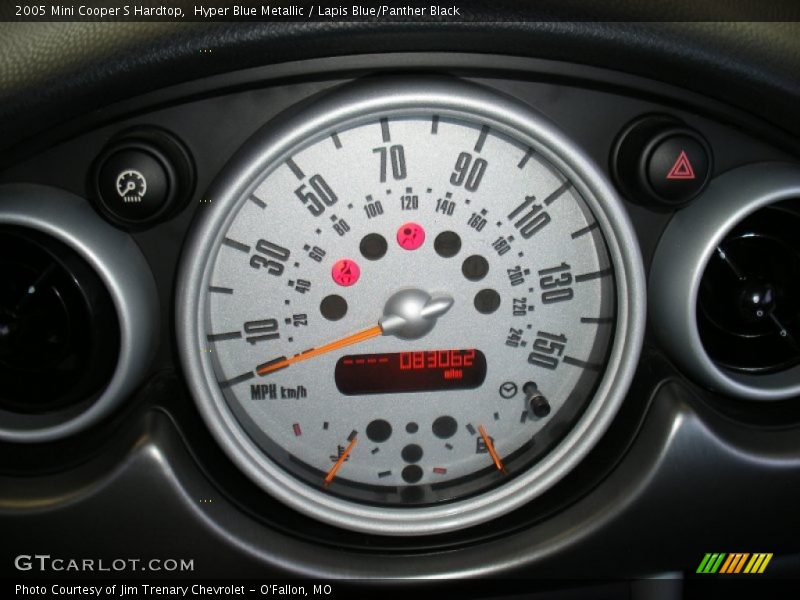 Hyper Blue Metallic / Lapis Blue/Panther Black 2005 Mini Cooper S Hardtop