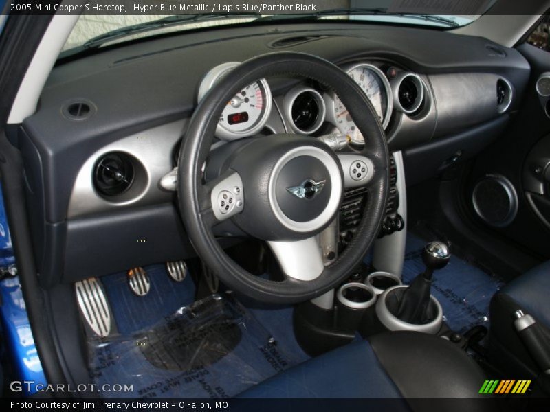 Hyper Blue Metallic / Lapis Blue/Panther Black 2005 Mini Cooper S Hardtop