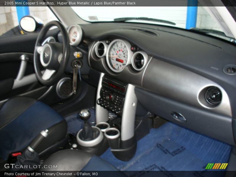 Hyper Blue Metallic / Lapis Blue/Panther Black 2005 Mini Cooper S Hardtop