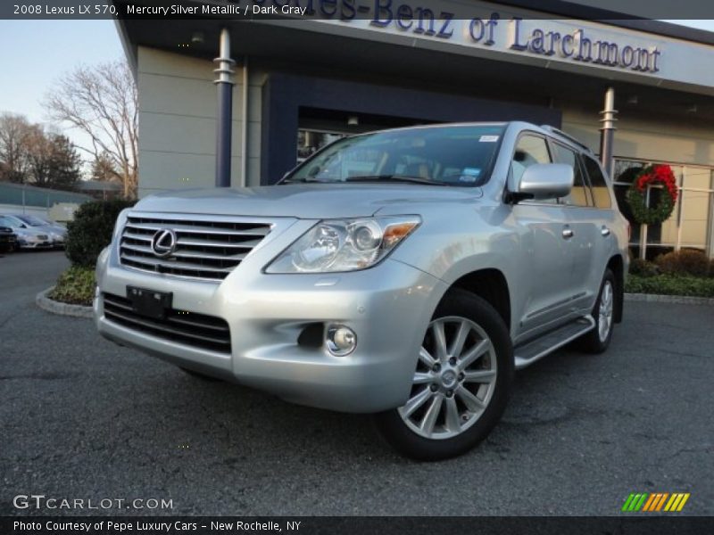 Mercury Silver Metallic / Dark Gray 2008 Lexus LX 570