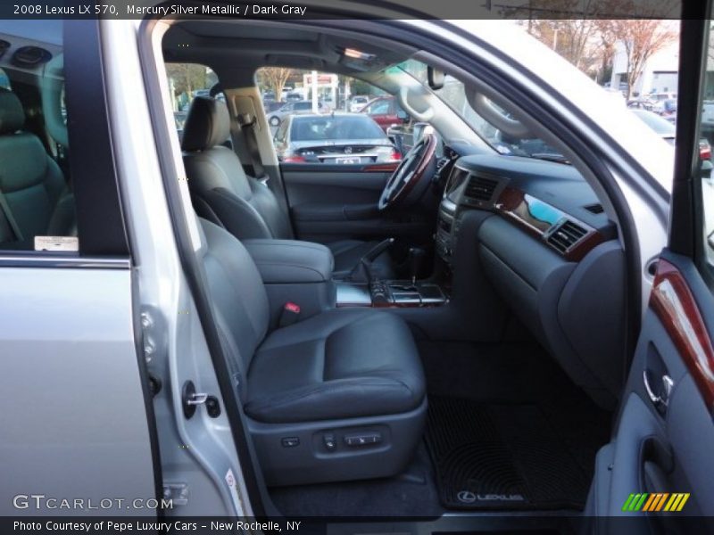 Mercury Silver Metallic / Dark Gray 2008 Lexus LX 570