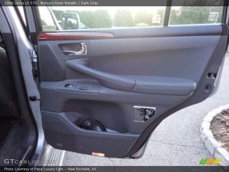 Mercury Silver Metallic / Dark Gray 2008 Lexus LX 570