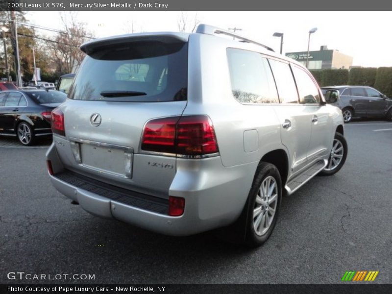 Mercury Silver Metallic / Dark Gray 2008 Lexus LX 570