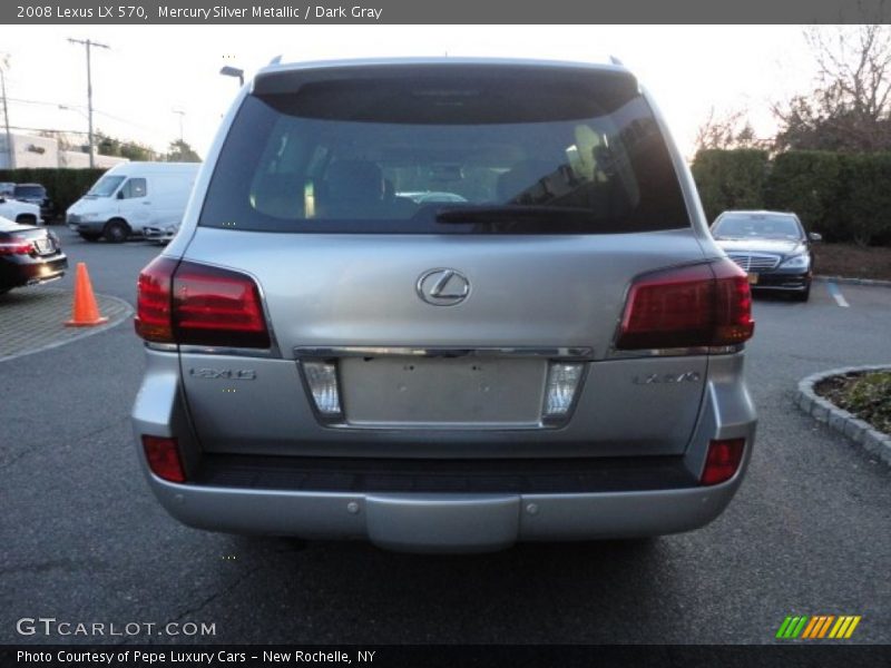 Mercury Silver Metallic / Dark Gray 2008 Lexus LX 570