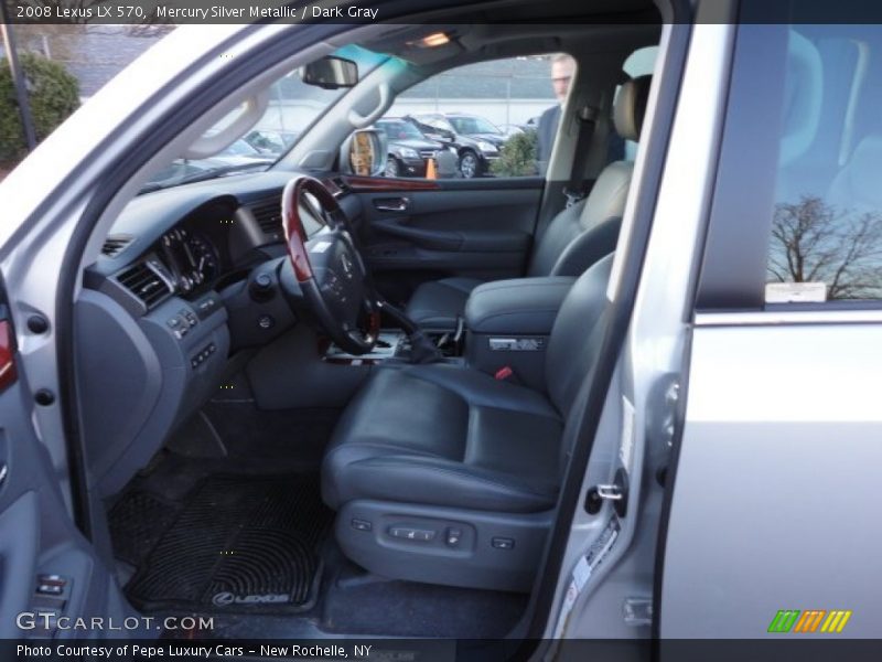 Mercury Silver Metallic / Dark Gray 2008 Lexus LX 570