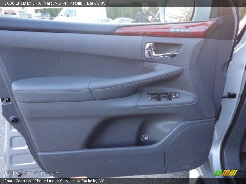 Mercury Silver Metallic / Dark Gray 2008 Lexus LX 570
