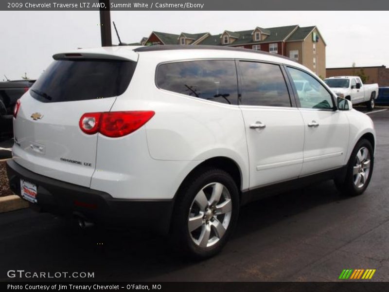 Summit White / Cashmere/Ebony 2009 Chevrolet Traverse LTZ AWD