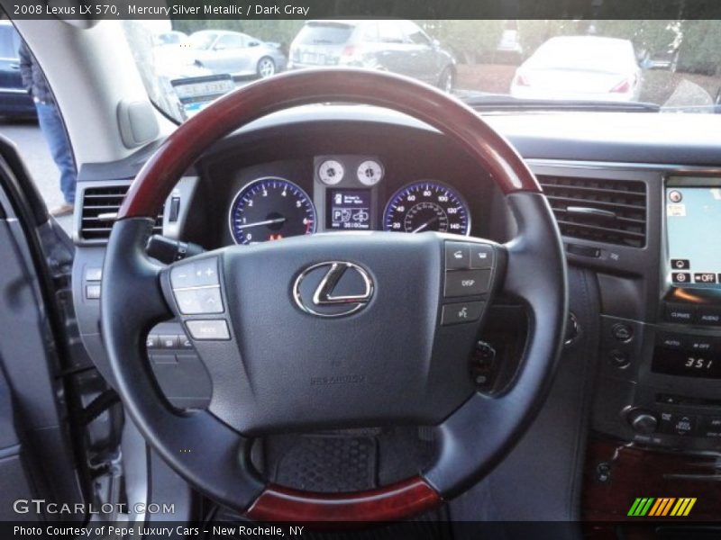 Mercury Silver Metallic / Dark Gray 2008 Lexus LX 570