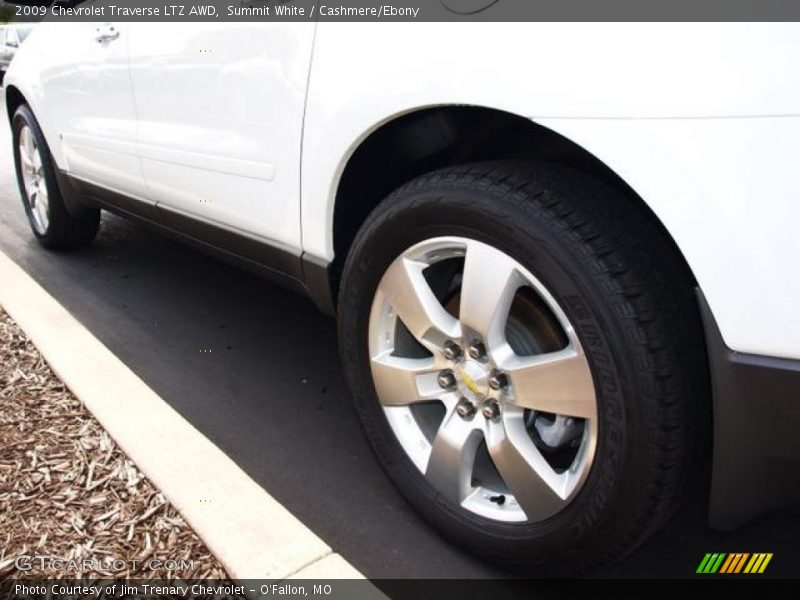 Summit White / Cashmere/Ebony 2009 Chevrolet Traverse LTZ AWD