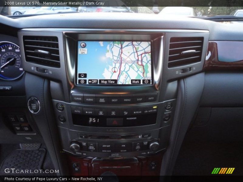 Mercury Silver Metallic / Dark Gray 2008 Lexus LX 570