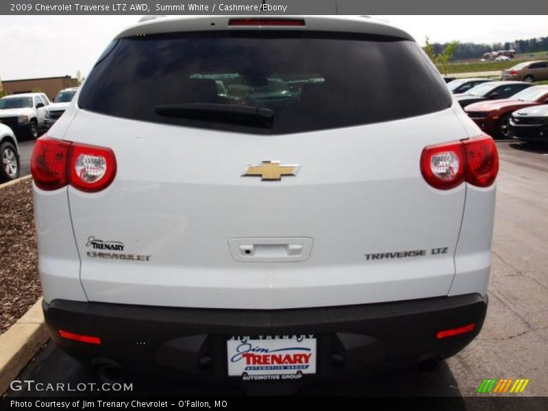 Summit White / Cashmere/Ebony 2009 Chevrolet Traverse LTZ AWD