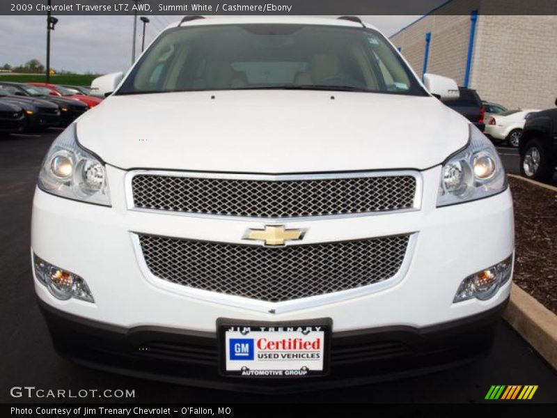 Summit White / Cashmere/Ebony 2009 Chevrolet Traverse LTZ AWD