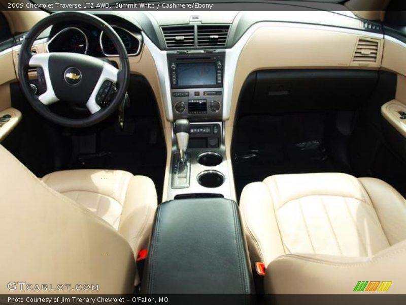 Dashboard of 2009 Traverse LTZ AWD