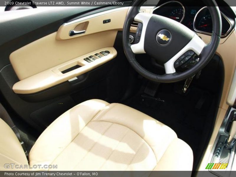 Summit White / Cashmere/Ebony 2009 Chevrolet Traverse LTZ AWD