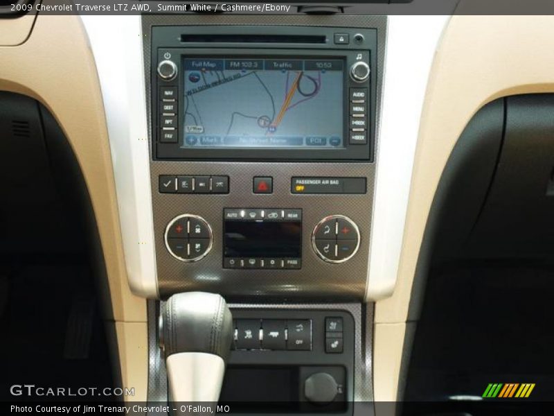 Summit White / Cashmere/Ebony 2009 Chevrolet Traverse LTZ AWD