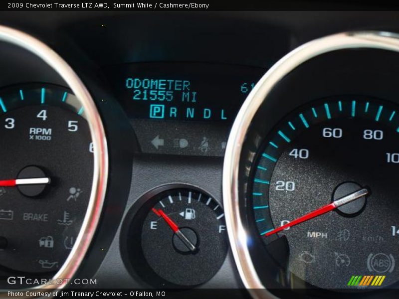 Summit White / Cashmere/Ebony 2009 Chevrolet Traverse LTZ AWD