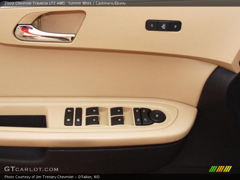 Summit White / Cashmere/Ebony 2009 Chevrolet Traverse LTZ AWD