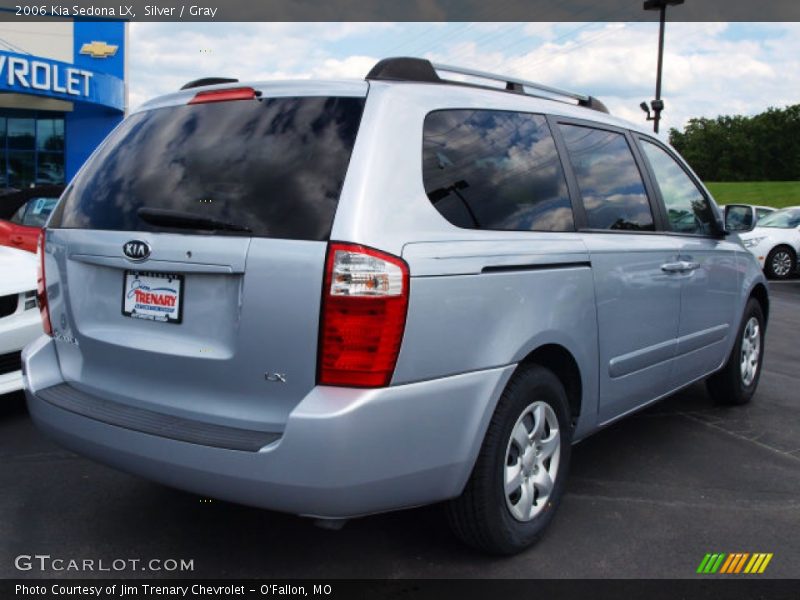 Silver / Gray 2006 Kia Sedona LX