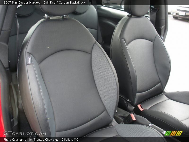 Chili Red / Carbon Black/Black 2007 Mini Cooper Hardtop