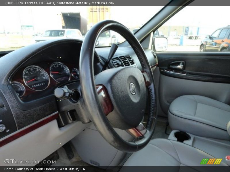 Slatestone Metallic / Medium Gray 2006 Buick Terraza CXL AWD