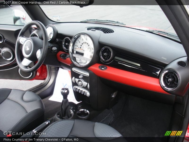 Chili Red / Carbon Black/Black 2007 Mini Cooper Hardtop