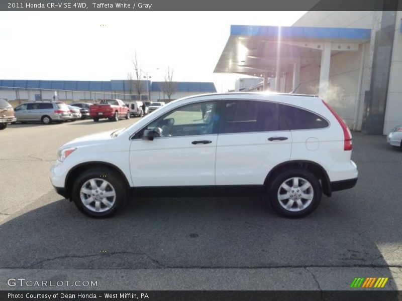 Taffeta White / Gray 2011 Honda CR-V SE 4WD