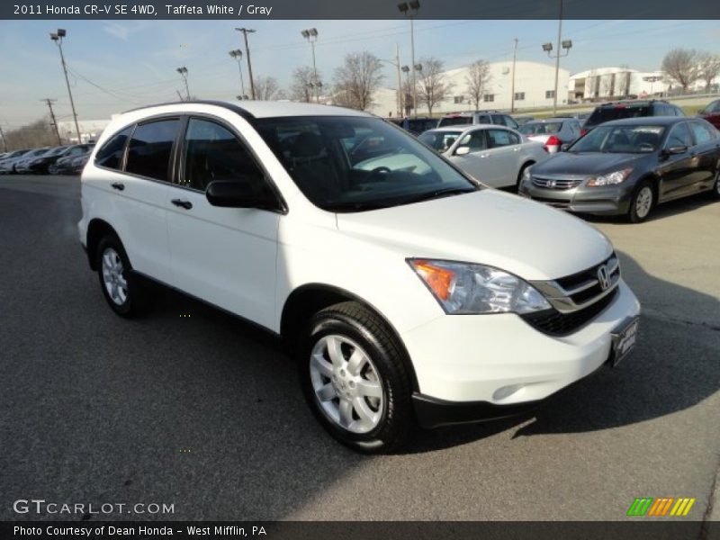 Taffeta White / Gray 2011 Honda CR-V SE 4WD