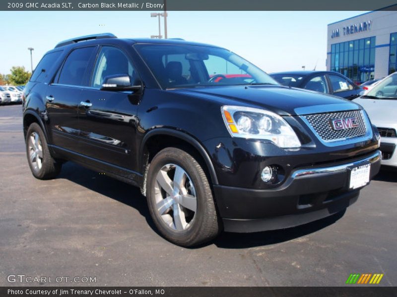 Carbon Black Metallic / Ebony 2009 GMC Acadia SLT