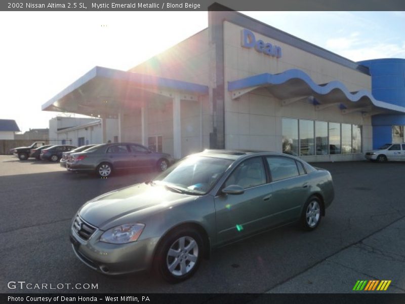 Mystic Emerald Metallic / Blond Beige 2002 Nissan Altima 2.5 SL