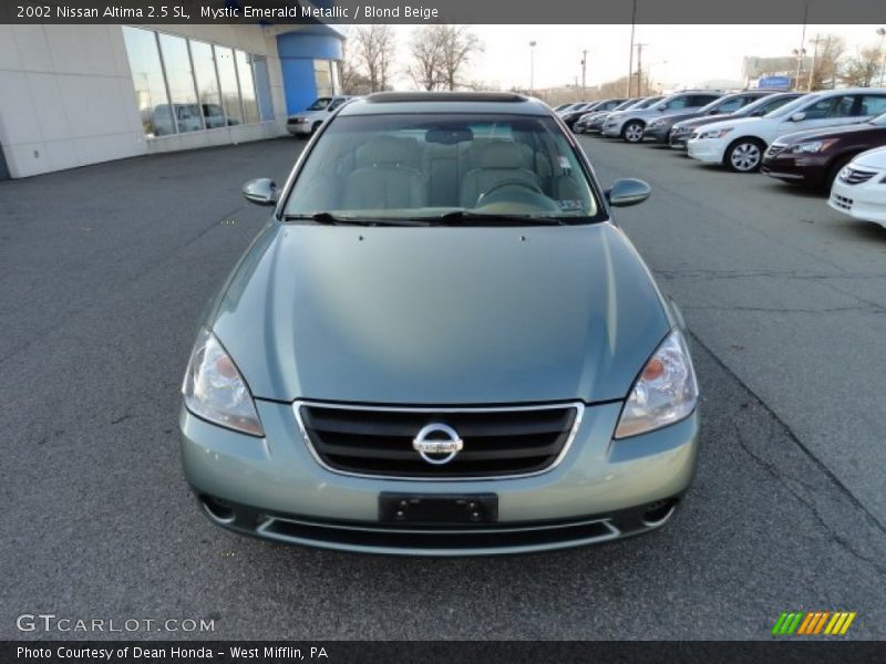 Mystic Emerald Metallic / Blond Beige 2002 Nissan Altima 2.5 SL