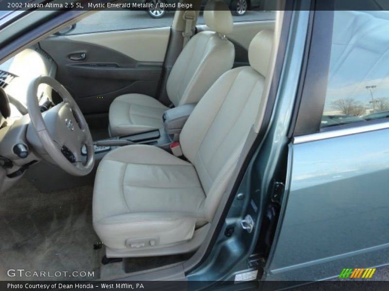 Mystic Emerald Metallic / Blond Beige 2002 Nissan Altima 2.5 SL