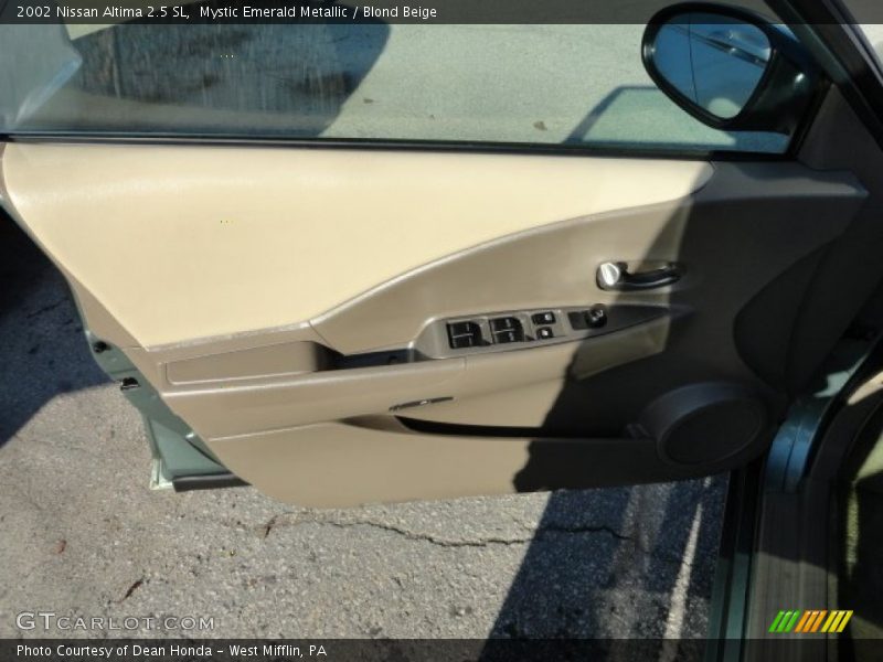 Mystic Emerald Metallic / Blond Beige 2002 Nissan Altima 2.5 SL