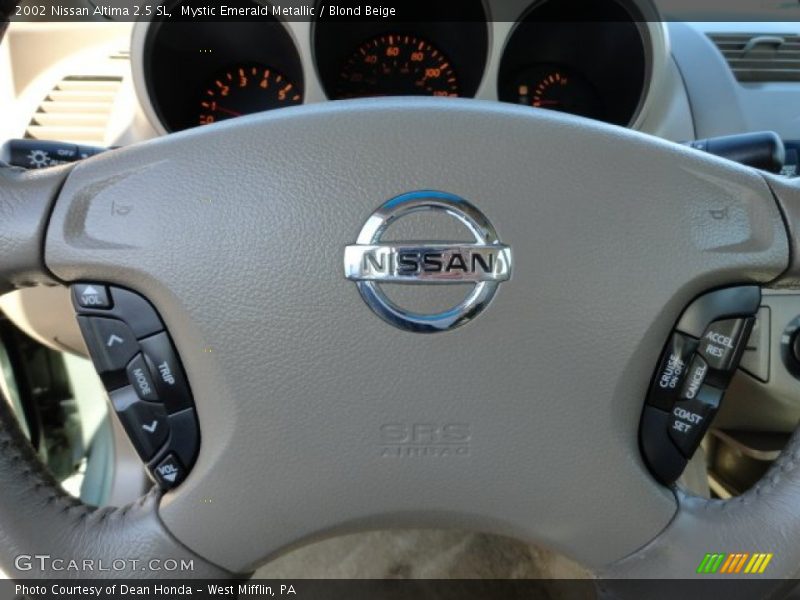Mystic Emerald Metallic / Blond Beige 2002 Nissan Altima 2.5 SL