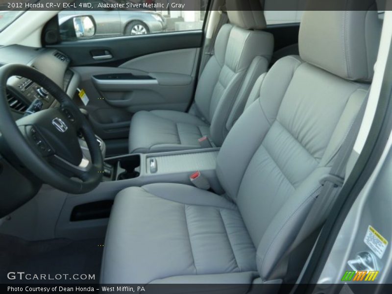  2012 CR-V EX-L 4WD Gray Interior