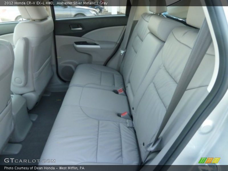 Alabaster Silver Metallic / Gray 2012 Honda CR-V EX-L 4WD