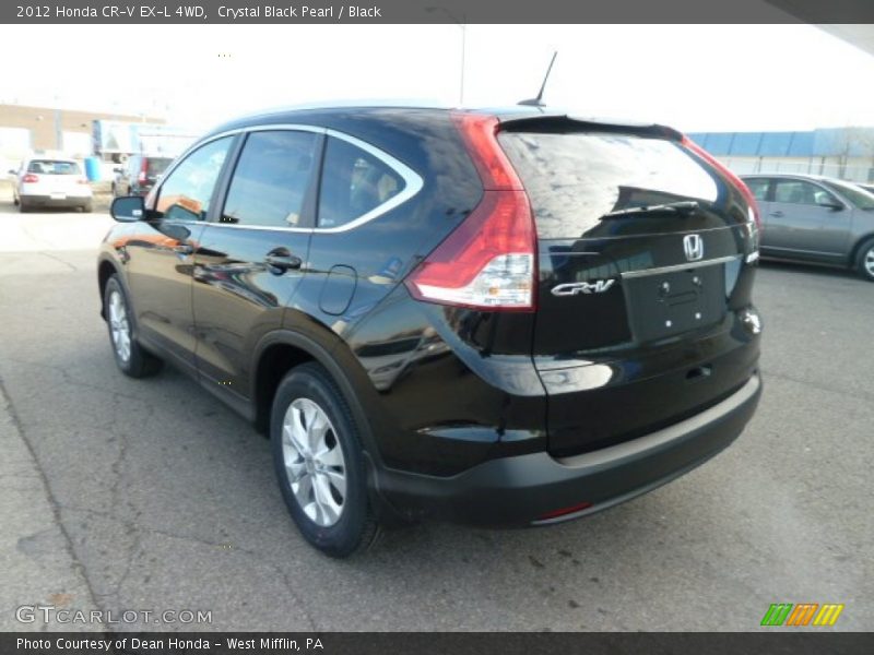 Crystal Black Pearl / Black 2012 Honda CR-V EX-L 4WD